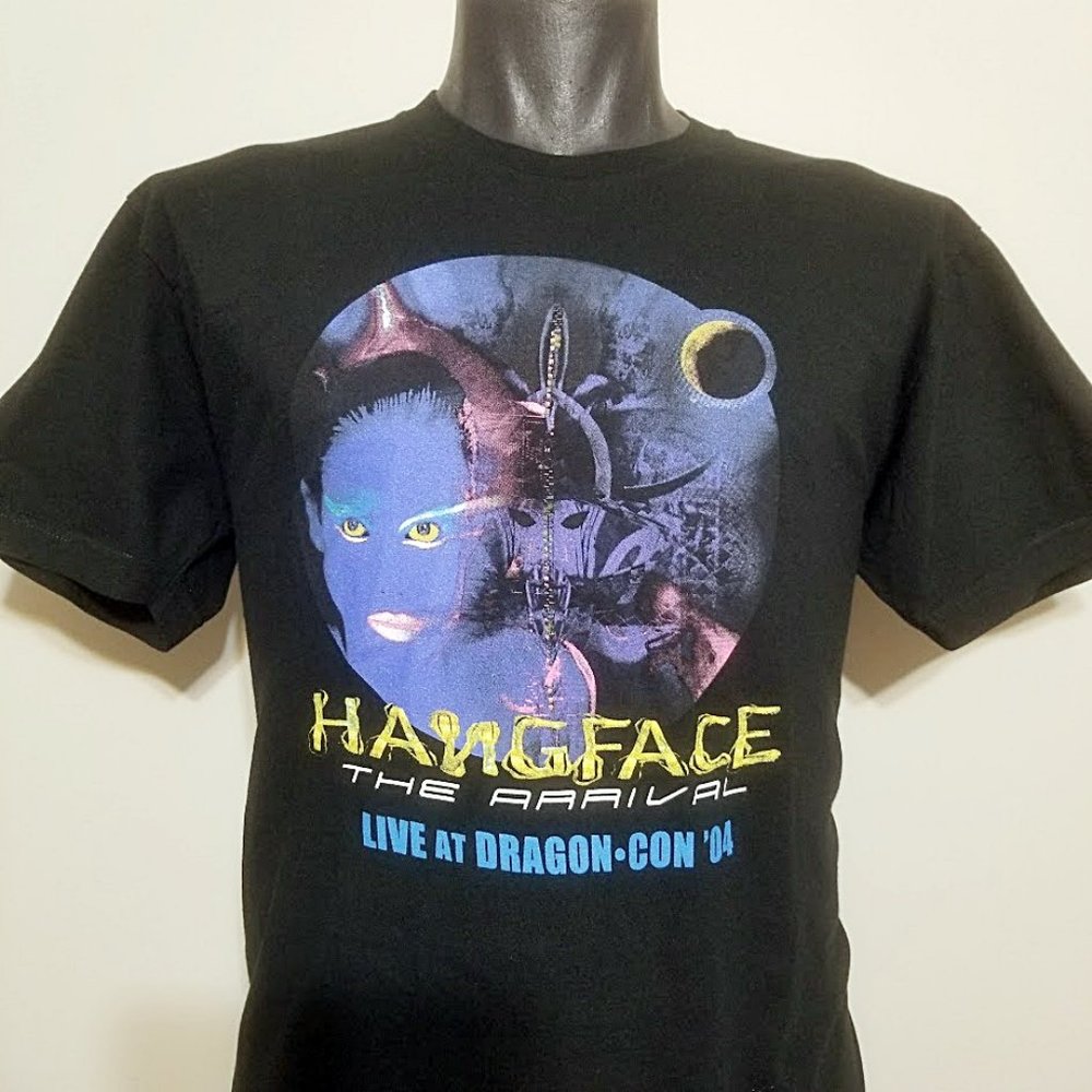 Vtg Hangface Dragon Con 2004 T Shirt American Apparel L Tee